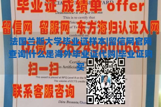 法国兰斯大学毕业证样本|留信网官网查询|什么是海外毕业证代购|毕业证购买